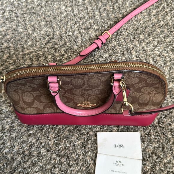 Coach Mini Sierra Khaki Pink - Picture 6 of 15